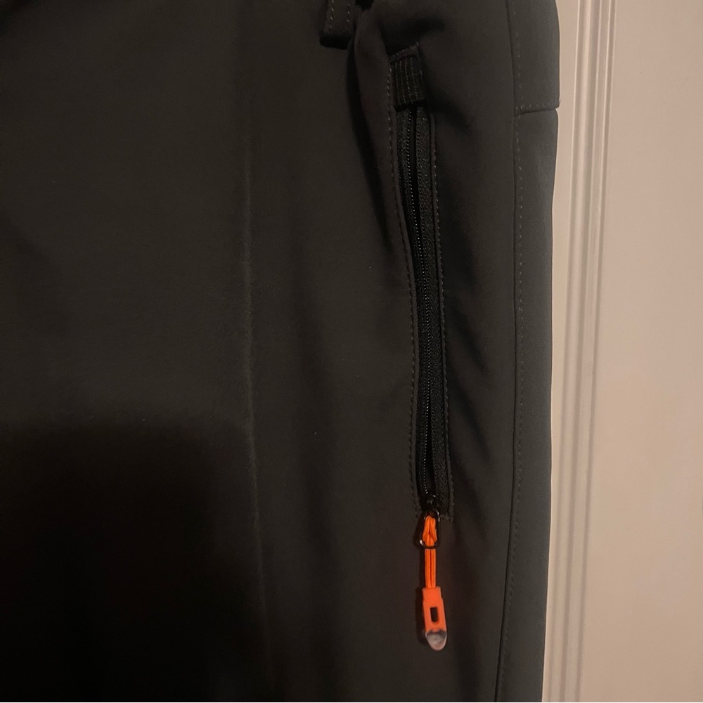 Postropaky Women Gray & Black Snow ski Pants warm stretch waterproof soft shell - Picture 4 of 10